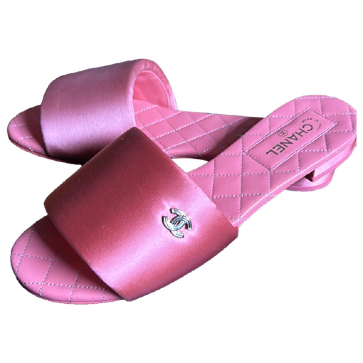 Chanel pink mules 38.5