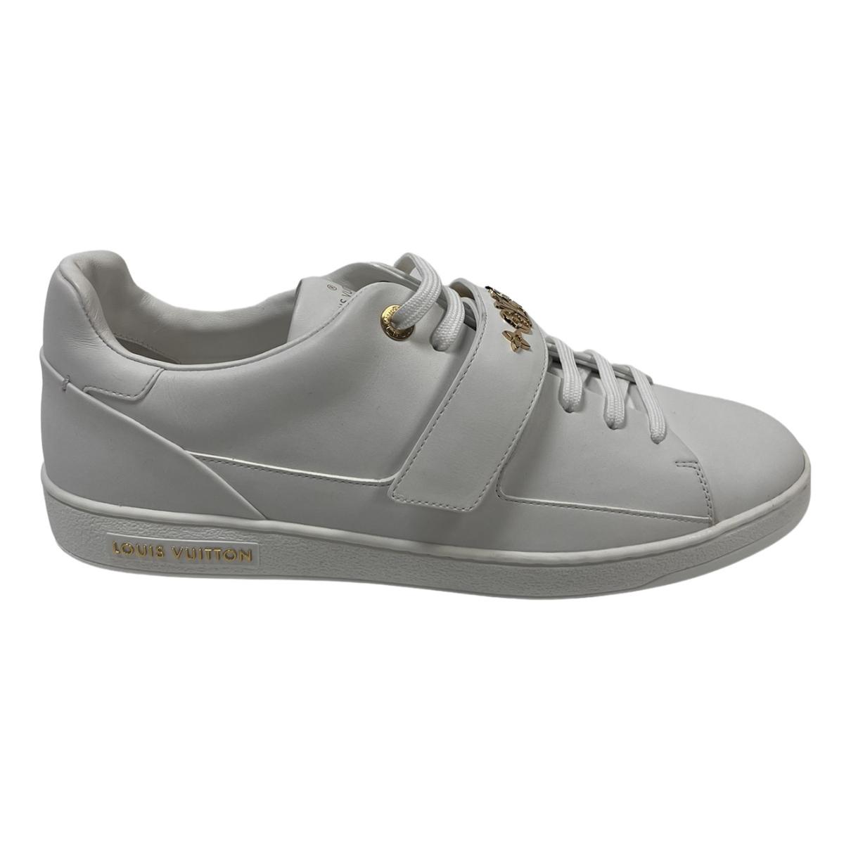 Louis Vuitton - Authenticated FRONTROW Trainer - Leather White Plain for Women, Very Good Condition