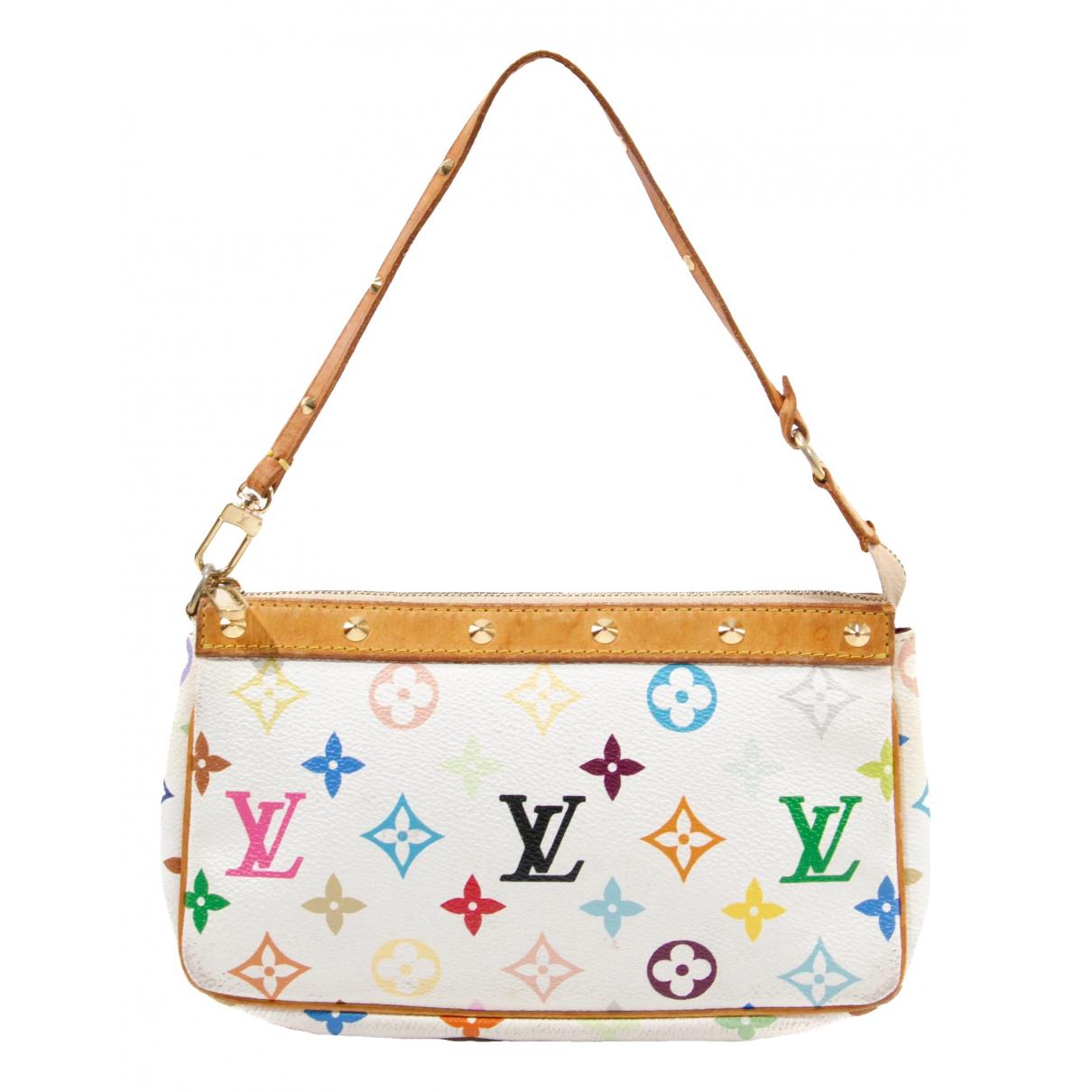 Pochette accessoire leather handbag Louis Vuitton Pink in Leather - 37092953