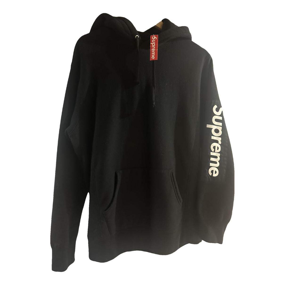 Sweatshirt Supreme Black size M International in Cotton - 36766610