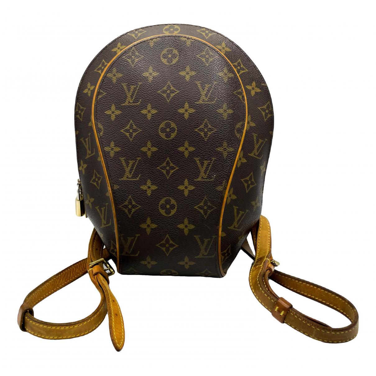 Ellipse leather backpack Louis Vuitton Brown in Leather - 24996875