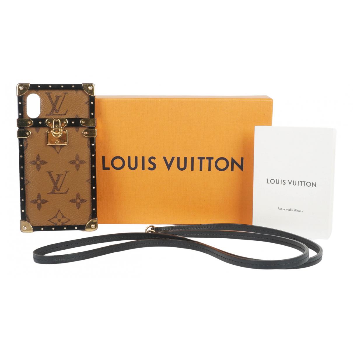 Purse Louis Vuitton Brown in Plastic - 36814434