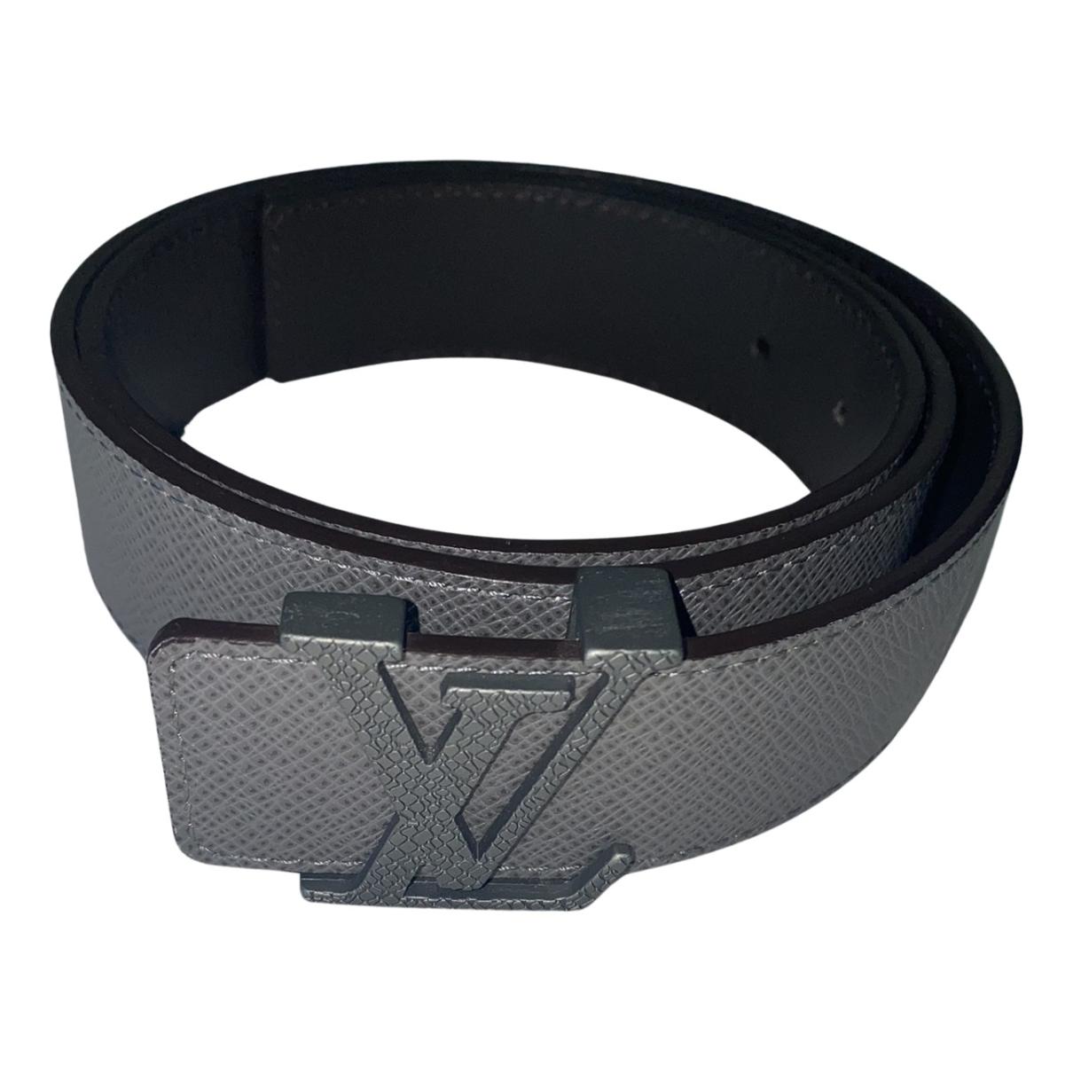 Leather belt Louis Vuitton Blue size 90 cm in Leather - 32257957