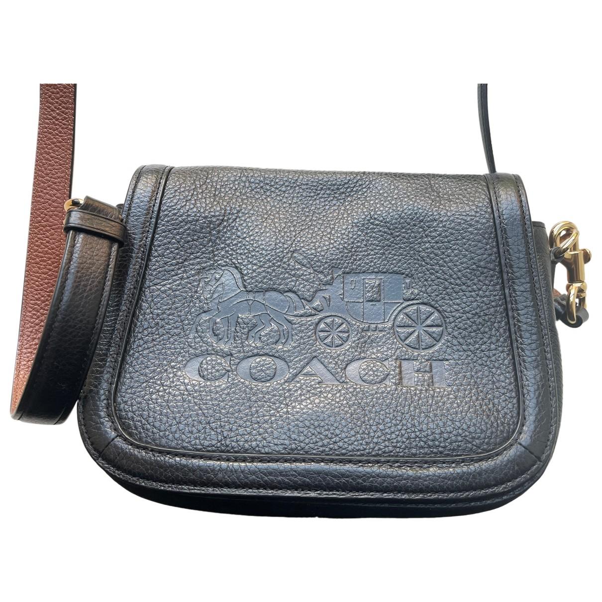Leather crossbody bag Coach Black in Leather - 31498242