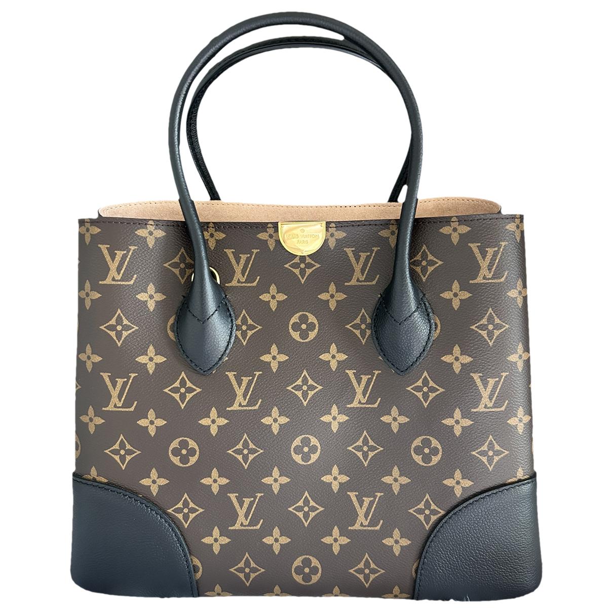 Louis Vuitton Flandrin Triple Compartment Satchel Monogram Brown Black –  Gaby's Bags
