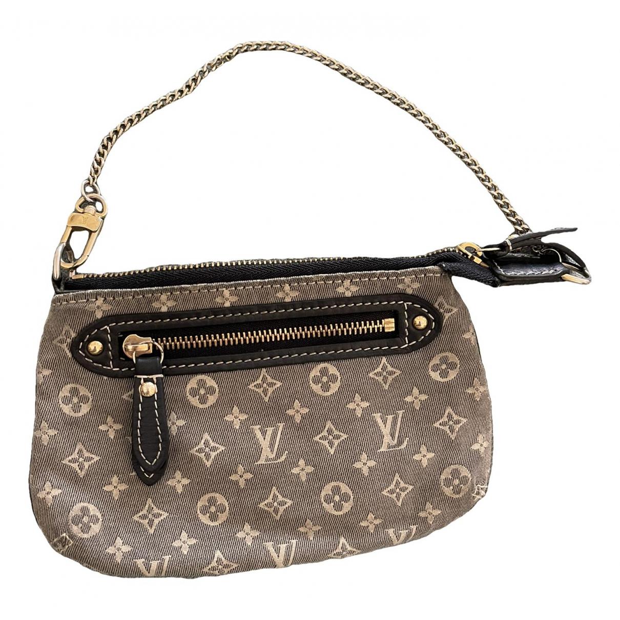 Pochette accessoire leather mini bag Louis Vuitton Brown in