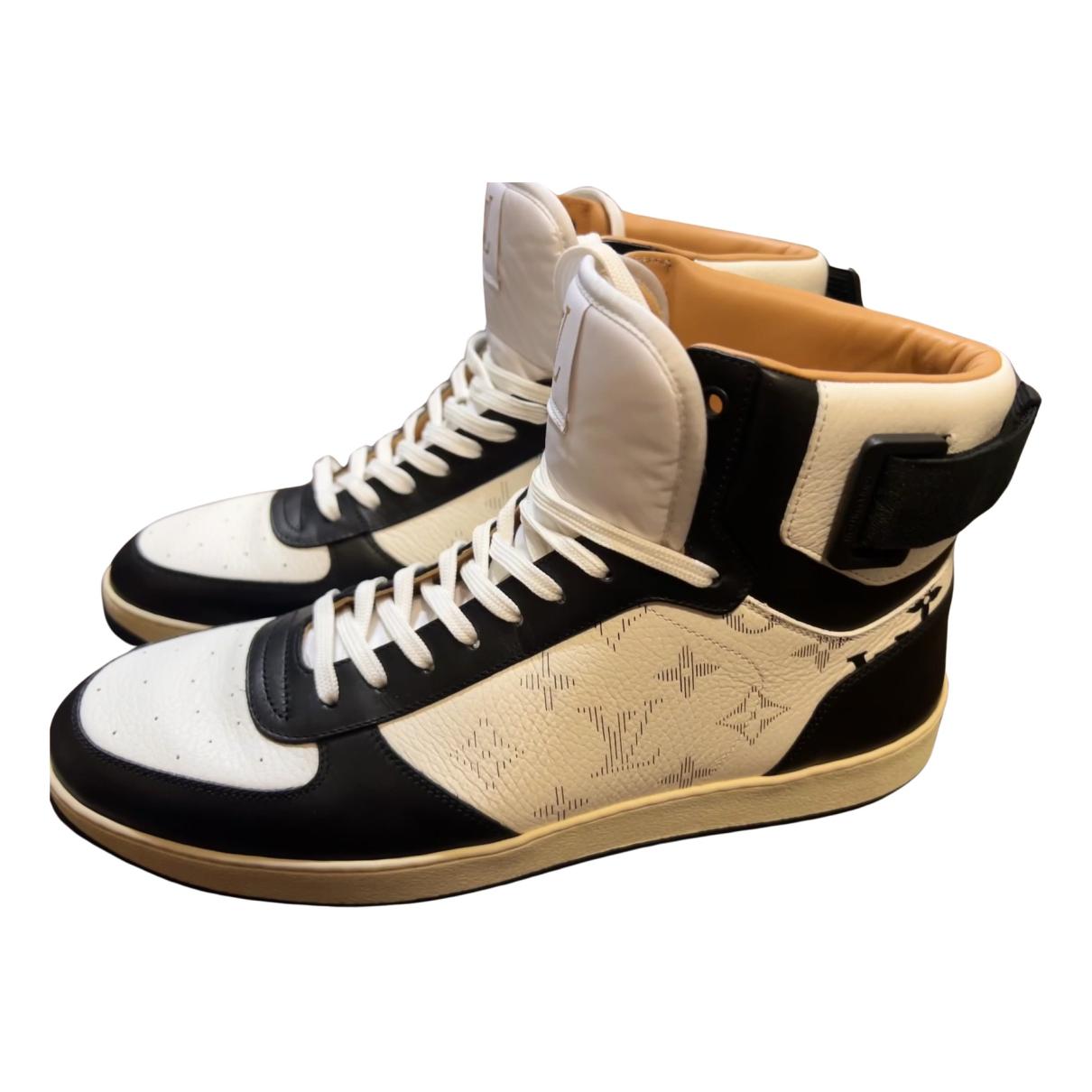 Louis Vuitton LV Beverly Hills trainers White Leather ref.203900