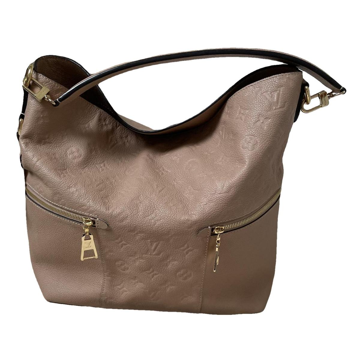Mélie leather handbag Louis Vuitton Beige in Leather - 36976086