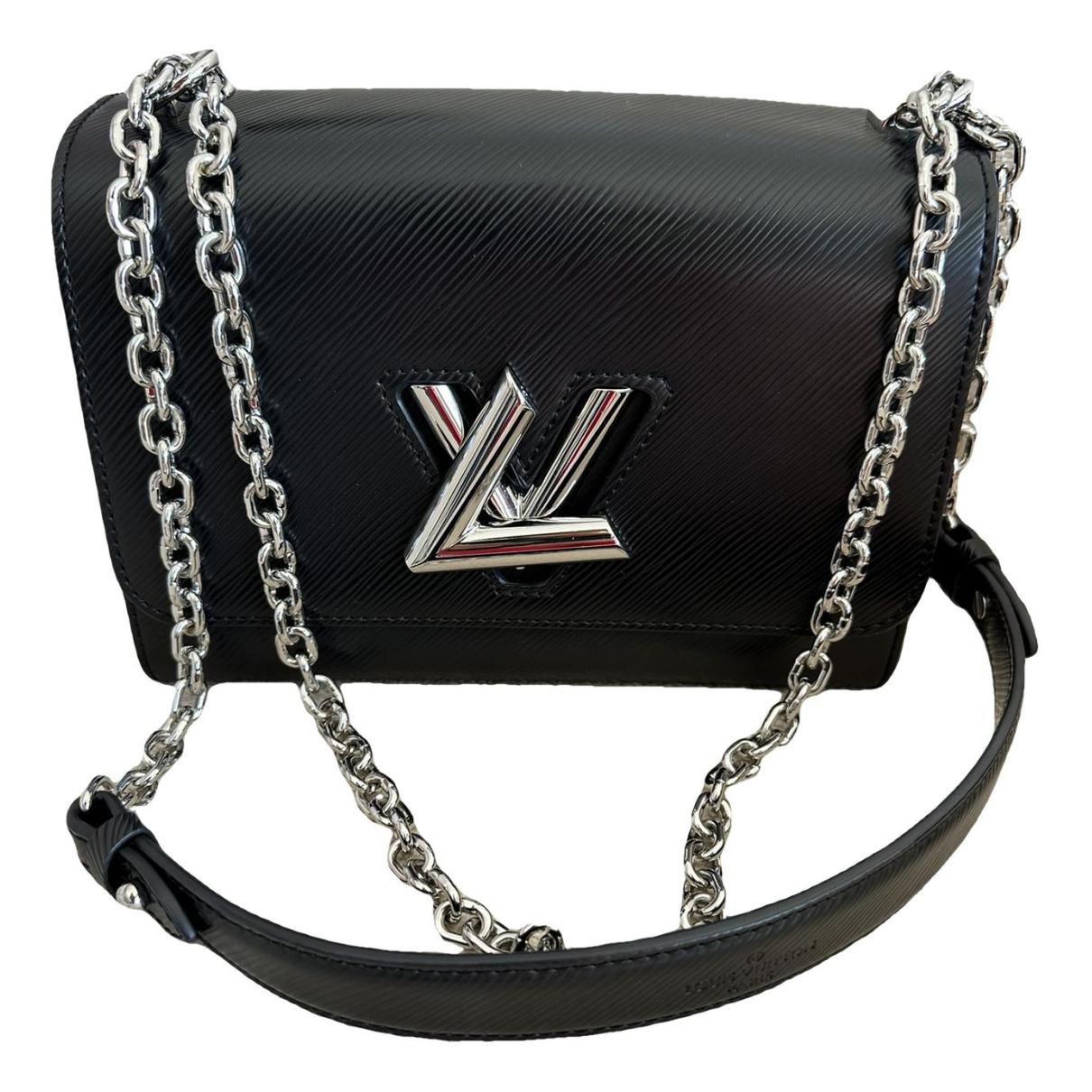Twist leather crossbody bag Louis Vuitton Black in Leather - 25095487