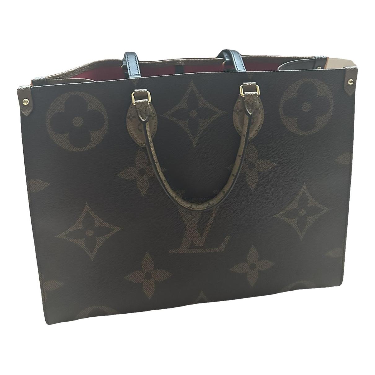 Louis Vuitton Brown Reverse Monogram On The Go Tote GM