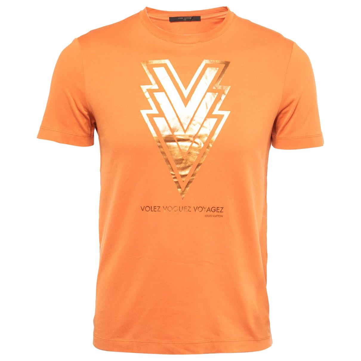 orange LOUIS VUITTON Men T-shirts - Vestiaire Collective