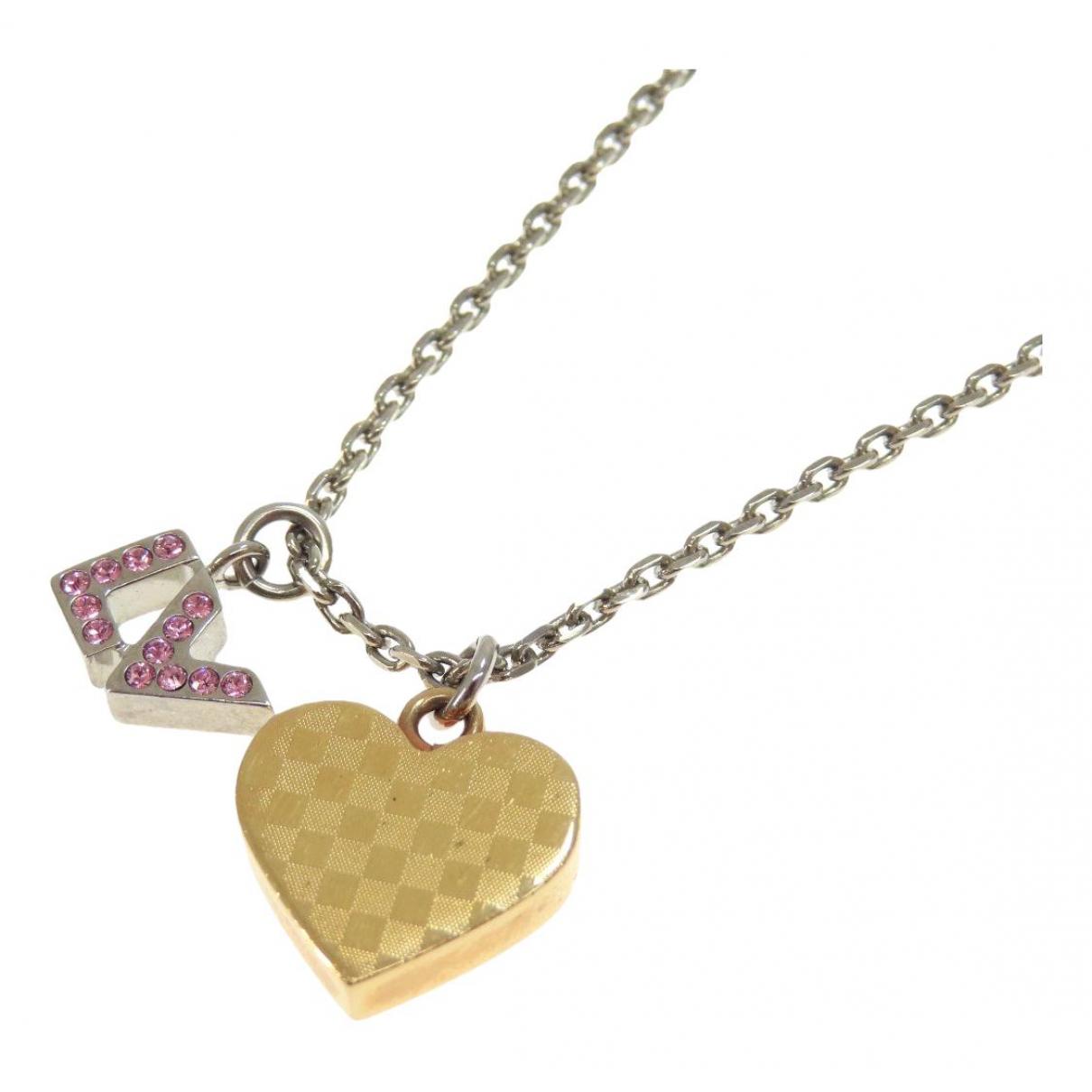 Necklace Louis Vuitton Gold in gold and steel - 26304392