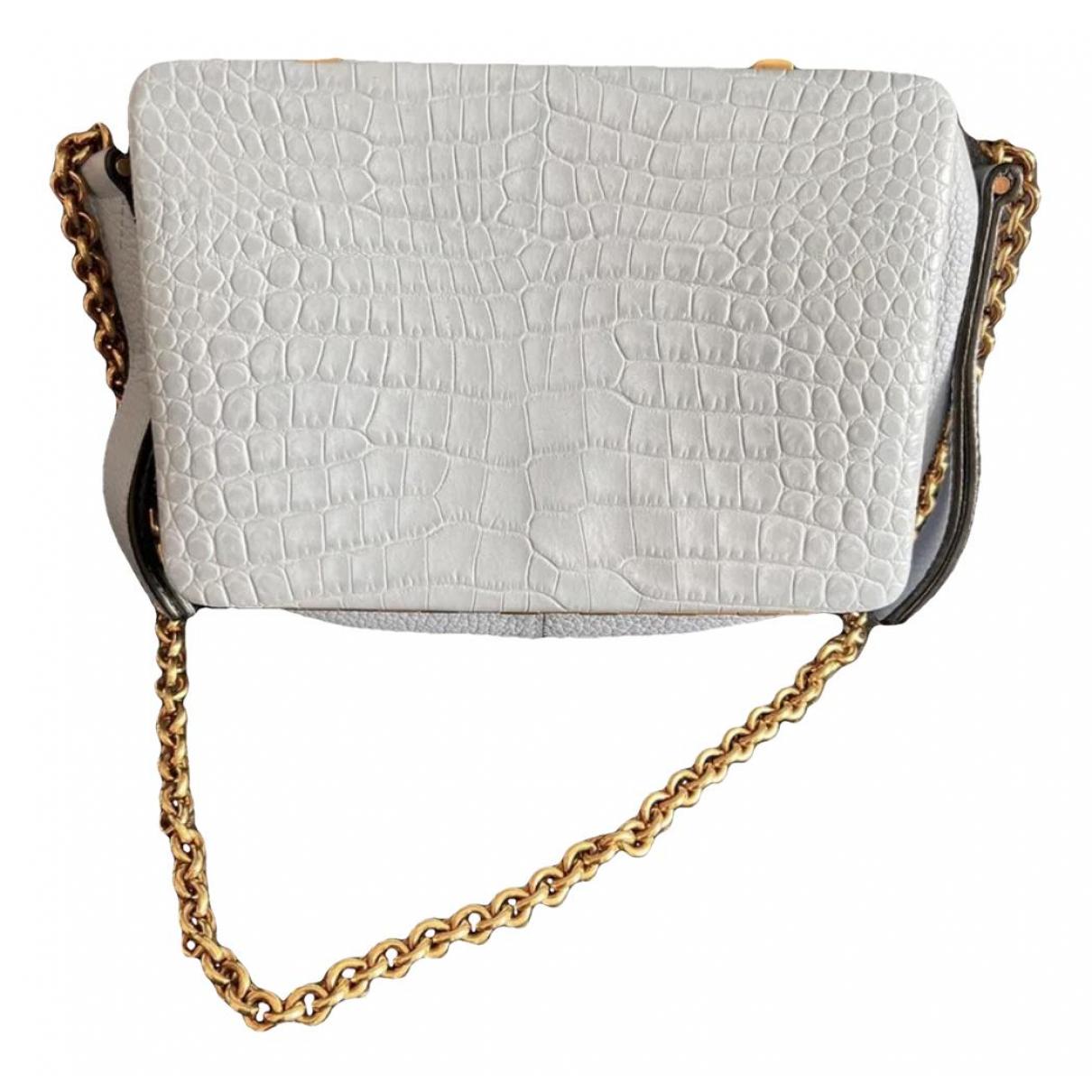 Leather crossbody bag Marge Sherwood White in Leather - 29957148