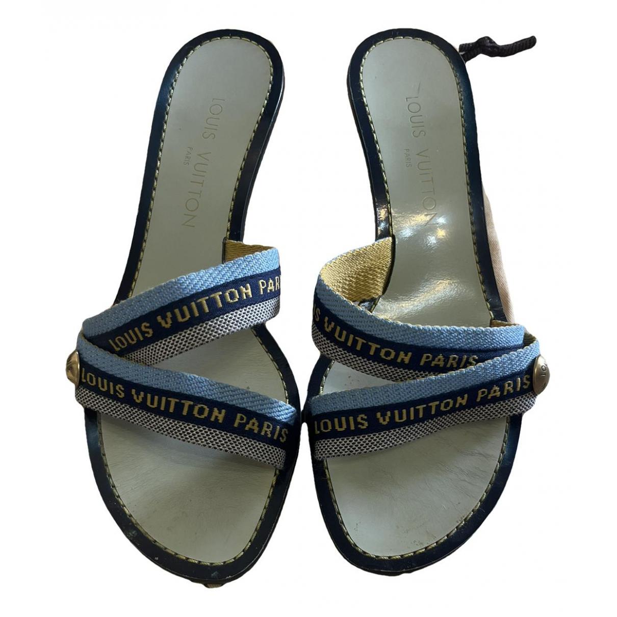 Louis Vuitton monogram flat sandals - 39 - 2010s second hand vintage – Lysis