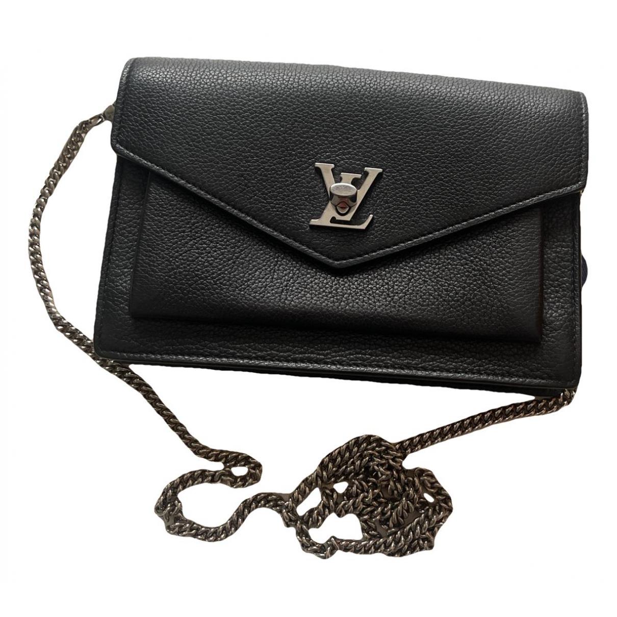 Mylockme leather handbag Louis Vuitton Black in Leather - 33643616