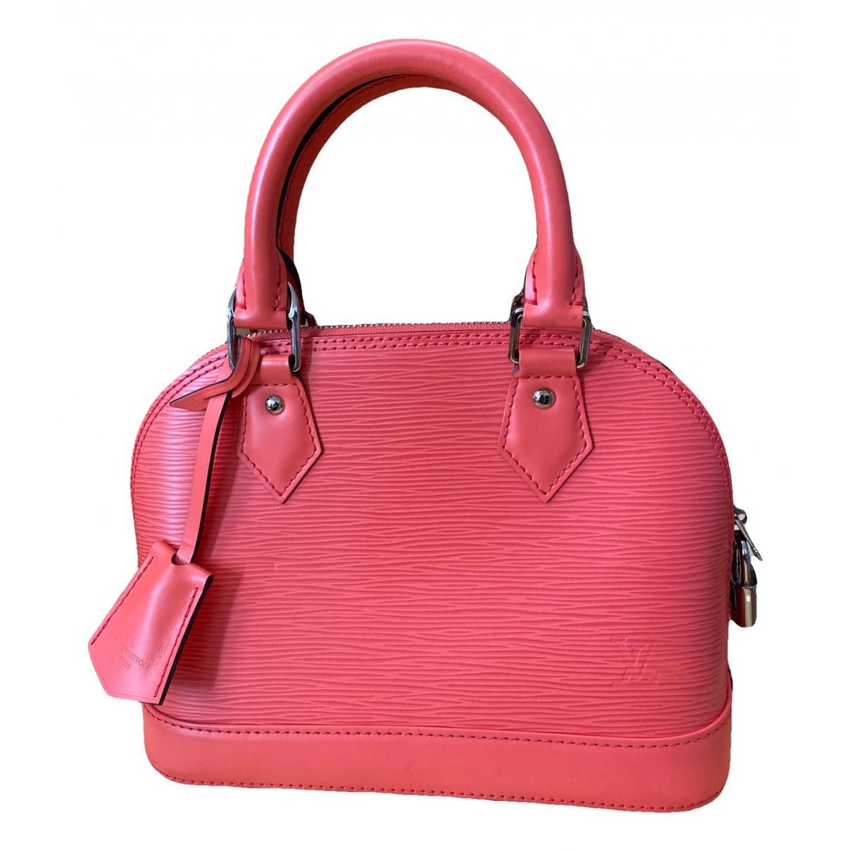 Locky bb leather handbag Louis Vuitton Pink in Leather - 35603210