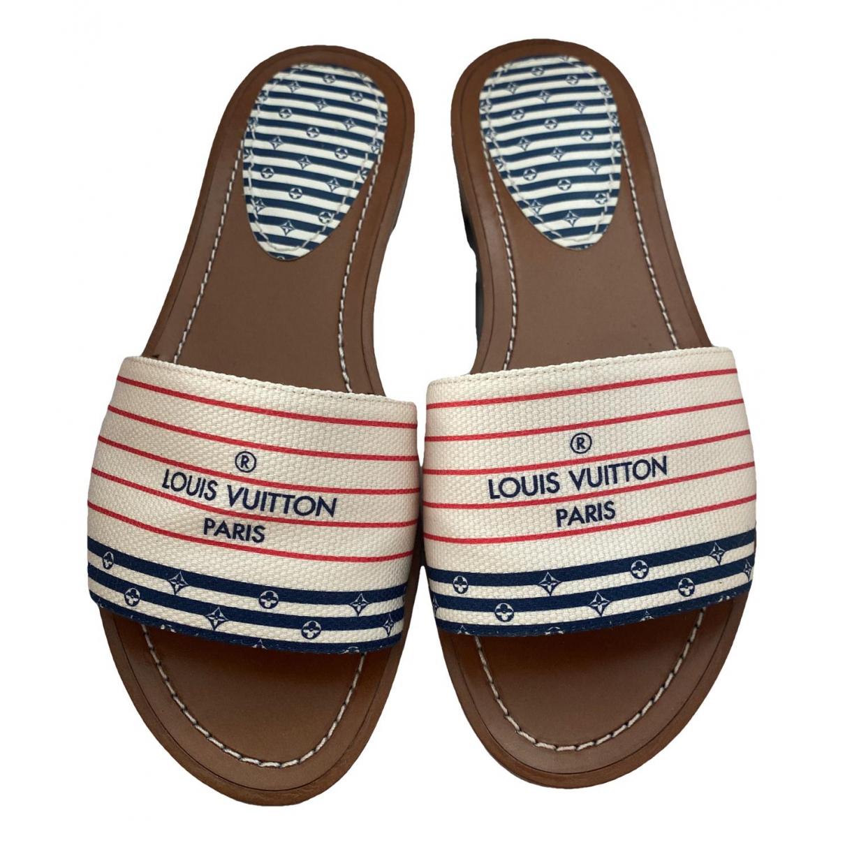 Louis Vuitton Monogram Sunny Thong Flat Sandals Size 9.5 US/40 EU