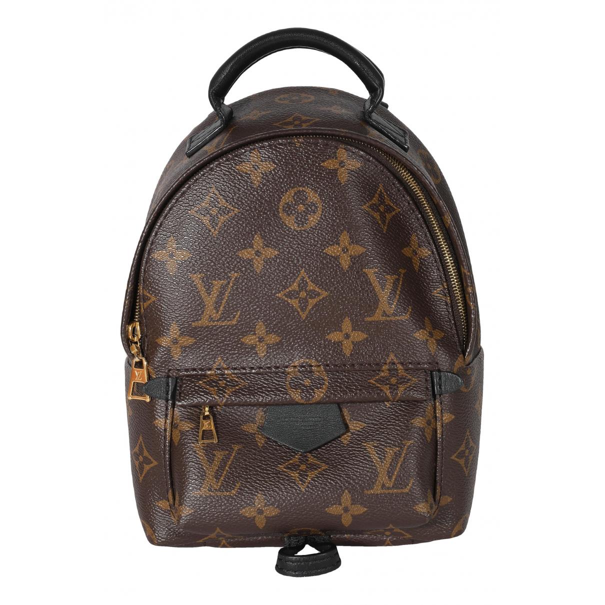 Palm springs cloth backpack Louis Vuitton Multicolour in Cloth - 32804994
