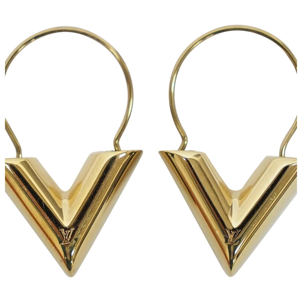 Louis Vuitton 2021 pre-owned Essential V Stud Earrings - Farfetch