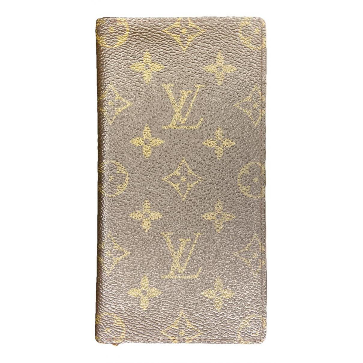 Couverture passeport cloth card wallet Louis Vuitton Brown in Cloth -  37587855