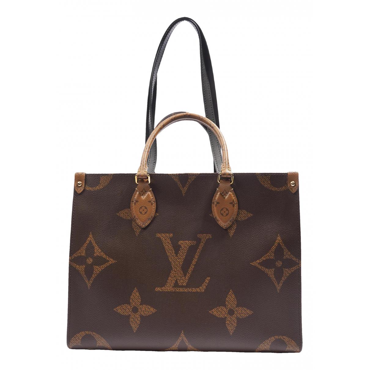 Cloth crossbody bag Louis Vuitton Brown in Cloth - 24203699