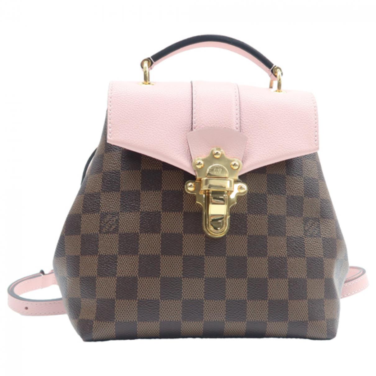 Louis Vuitton Magnolia Damier Ebene Canvas Clapton Backpack - Handbag | Pre-owned & Certified | used Second Hand | Unisex