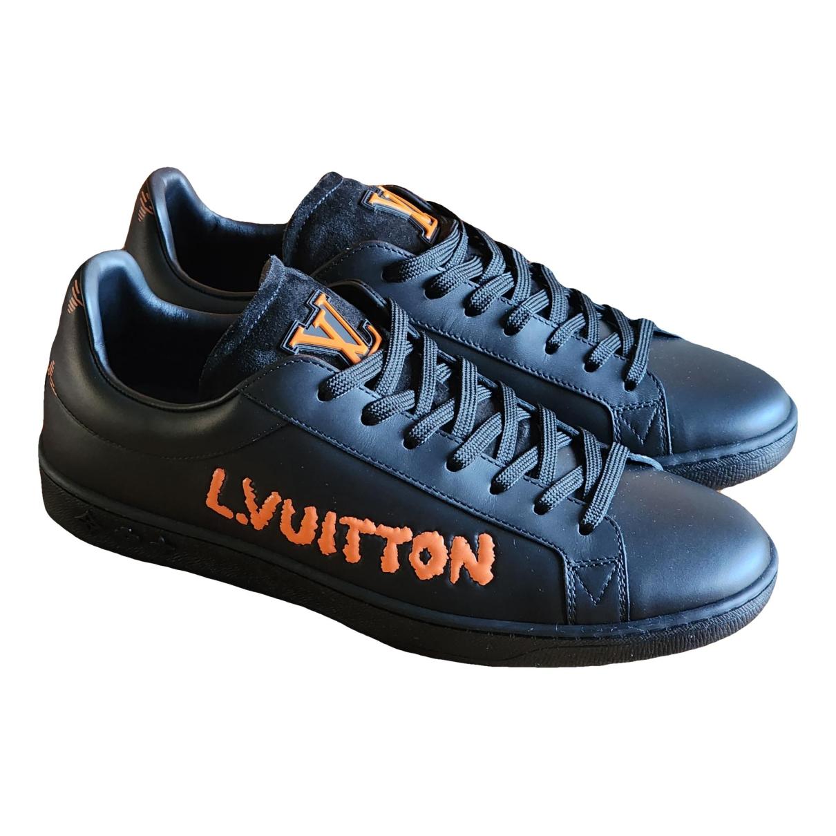 black LOUIS VUITTON Men Shoes - Vestiaire Collective