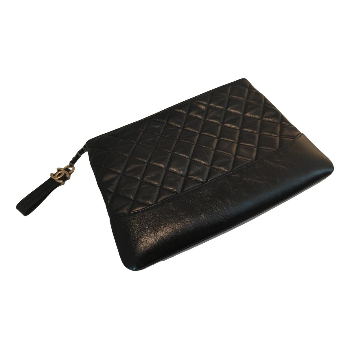 Timeless/classique leather clutch bag Chanel Black in Leather - 37359134
