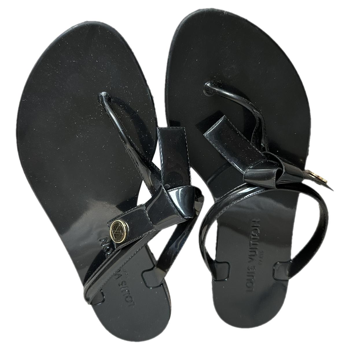 (WMNS) LOUIS VUITTON shoes Passenger flat sandals 'Brown' 1A63ZX