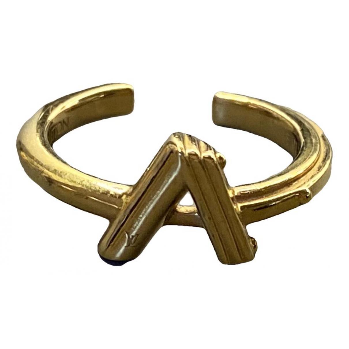 Monogram ring Louis Vuitton Gold size 54 EU in Metal - 37376573