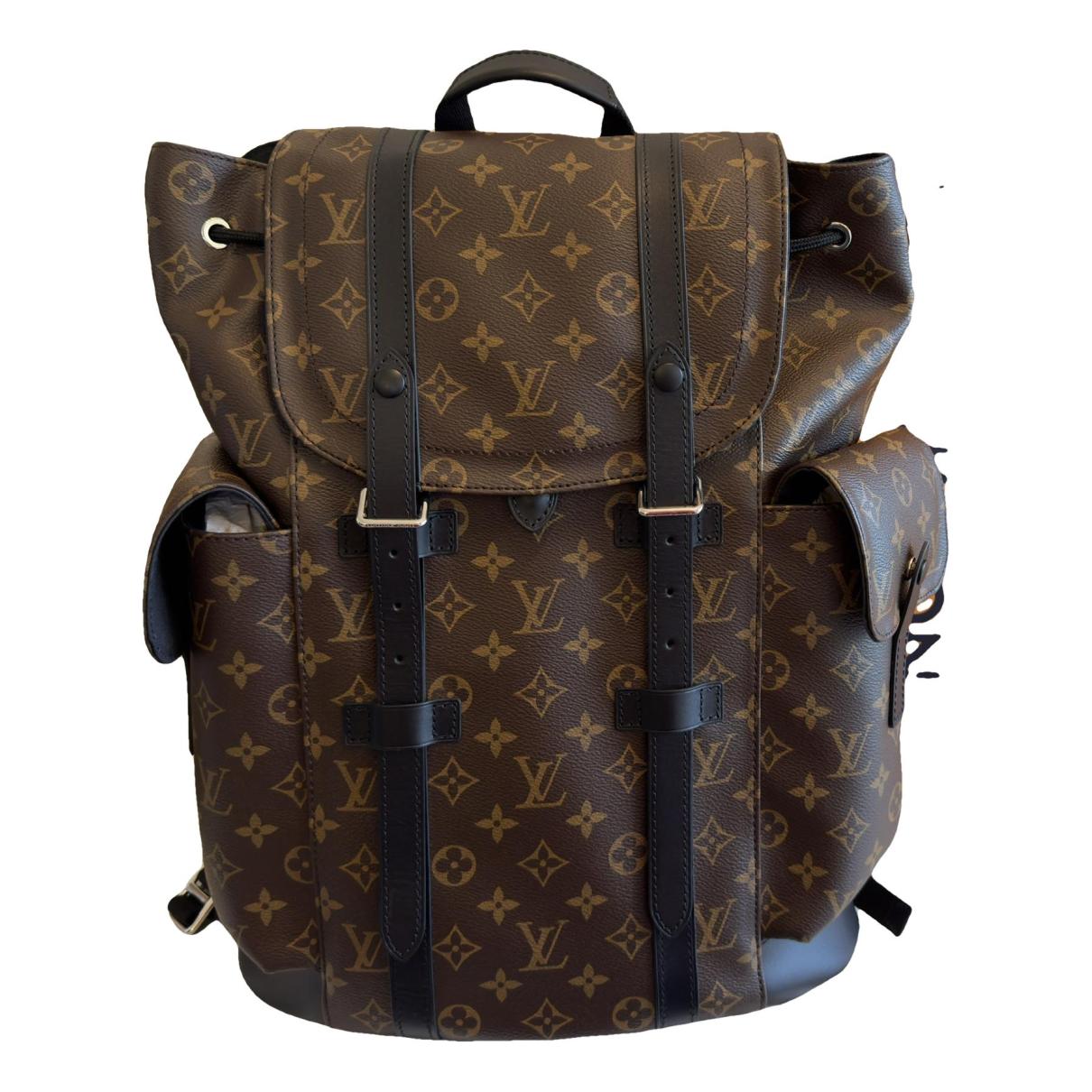 Louis Vuitton Monogram Macassar Christopher Backpack PM - Handbag | Pre-owned & Certified | used Second Hand | Unisex