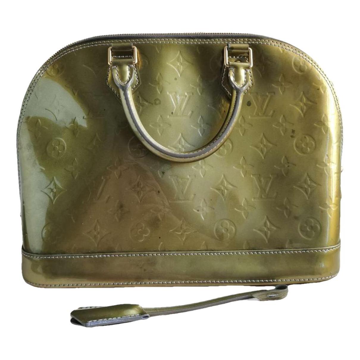 Louis Vuitton Green Patent Leather Alma PM Bag Louis Vuitton