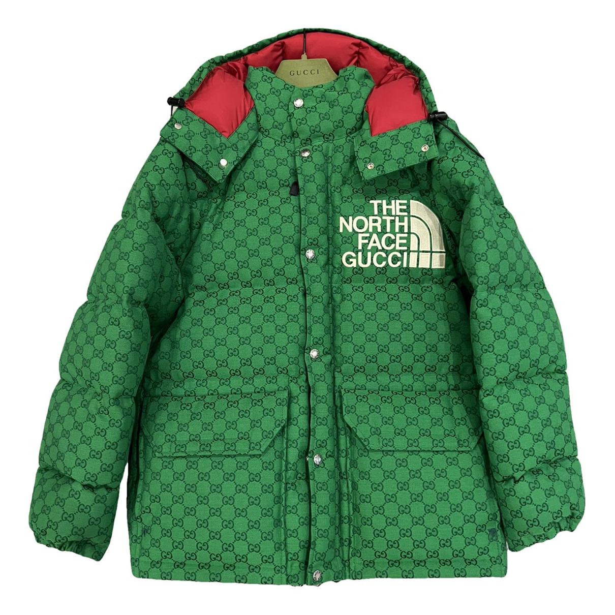 Puffer The North Face x Gucci Green size S International in Cotton -  37440101