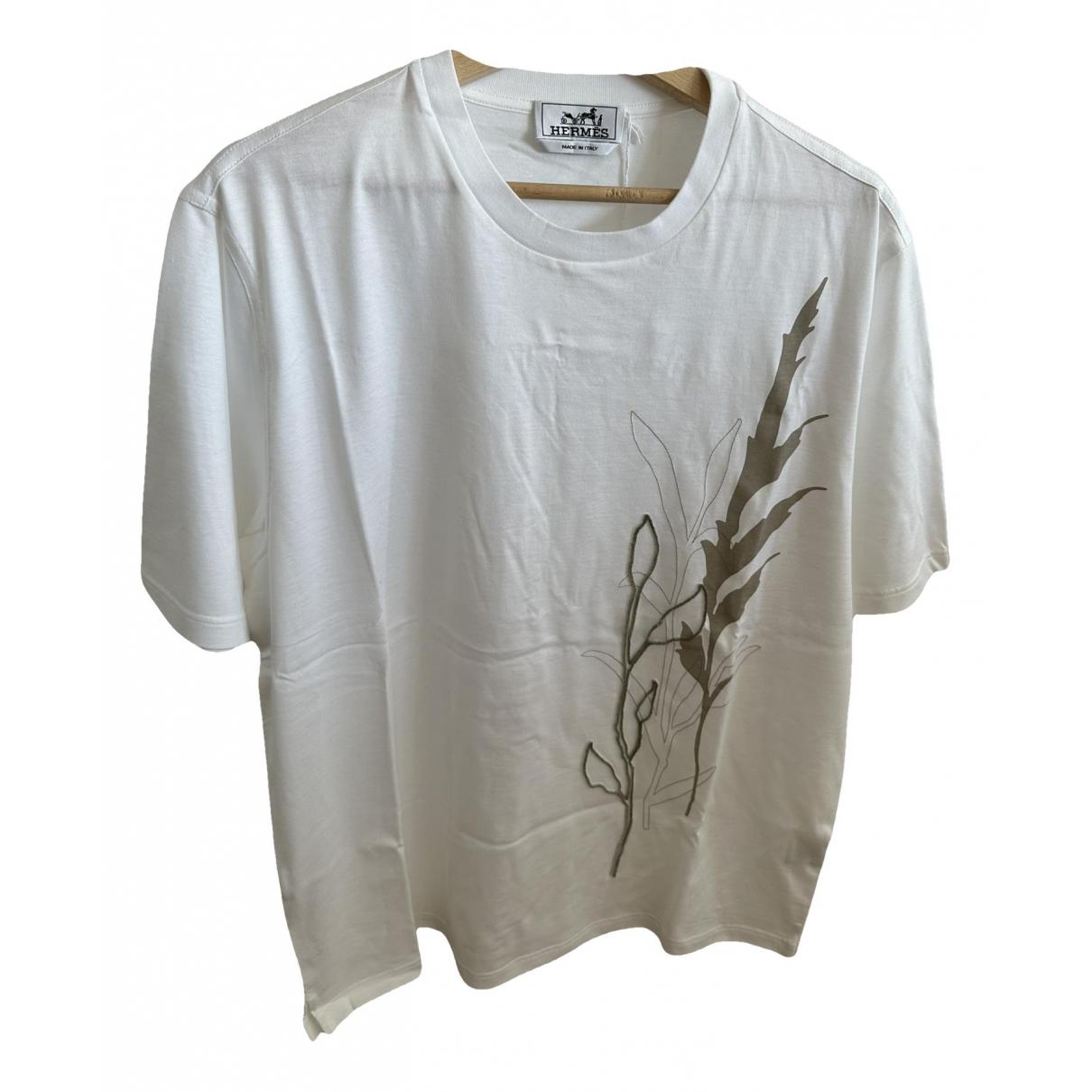 T-shirt Louis Vuitton White size L International in Cotton - 34316593