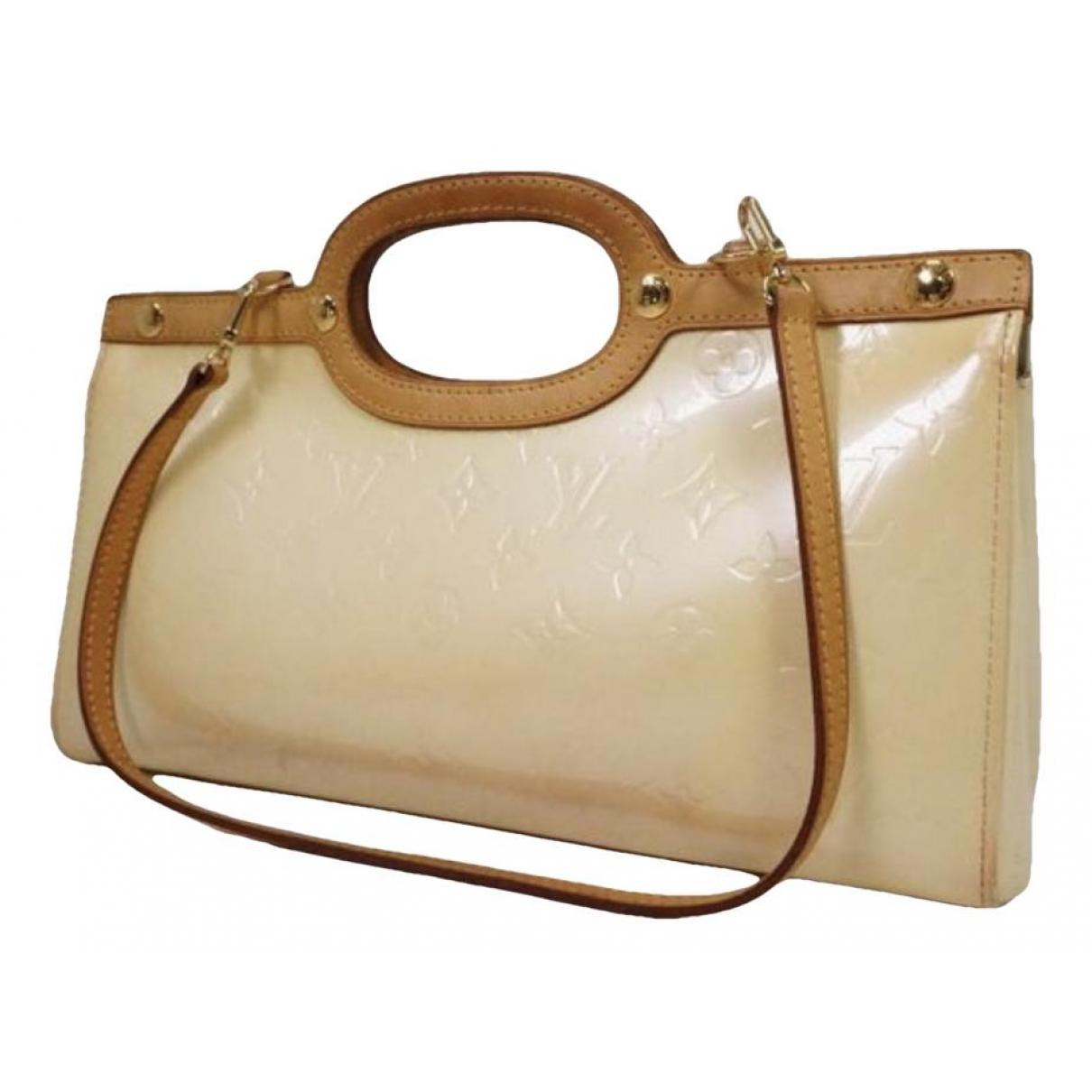 Roxbury leather handbag Louis Vuitton White in Leather - 37455090