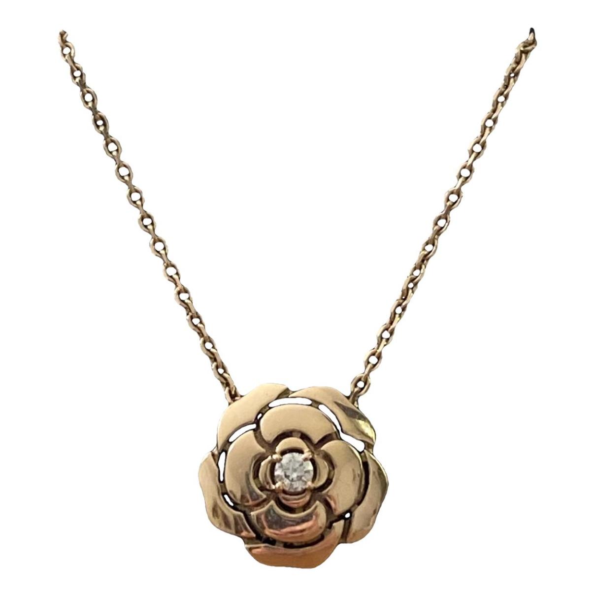 Camélia pink gold necklace Chanel Gold in Pink gold - 37459135