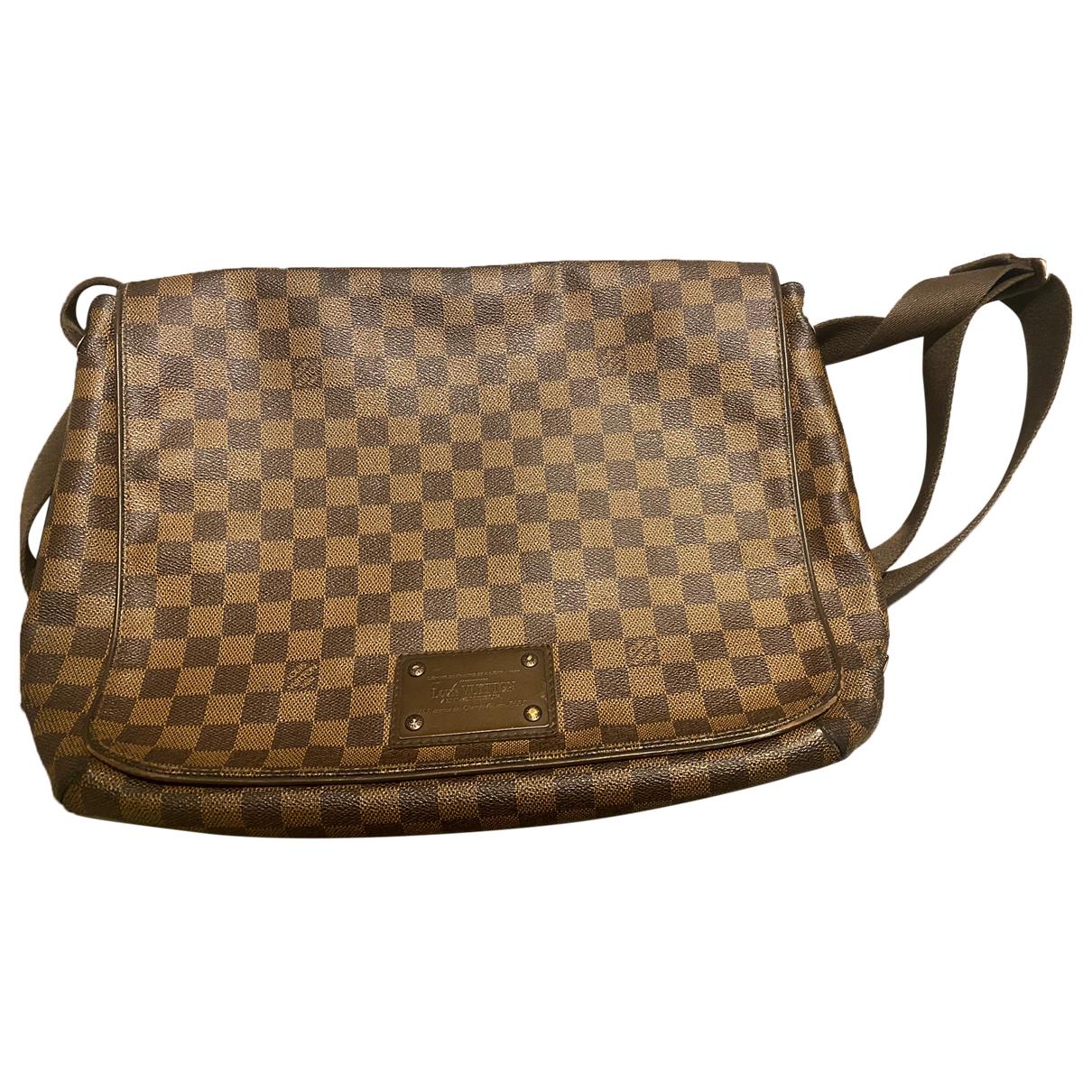 Louis Vuitton - Authenticated Bastille Bag - Cloth Brown for Men, Good Condition