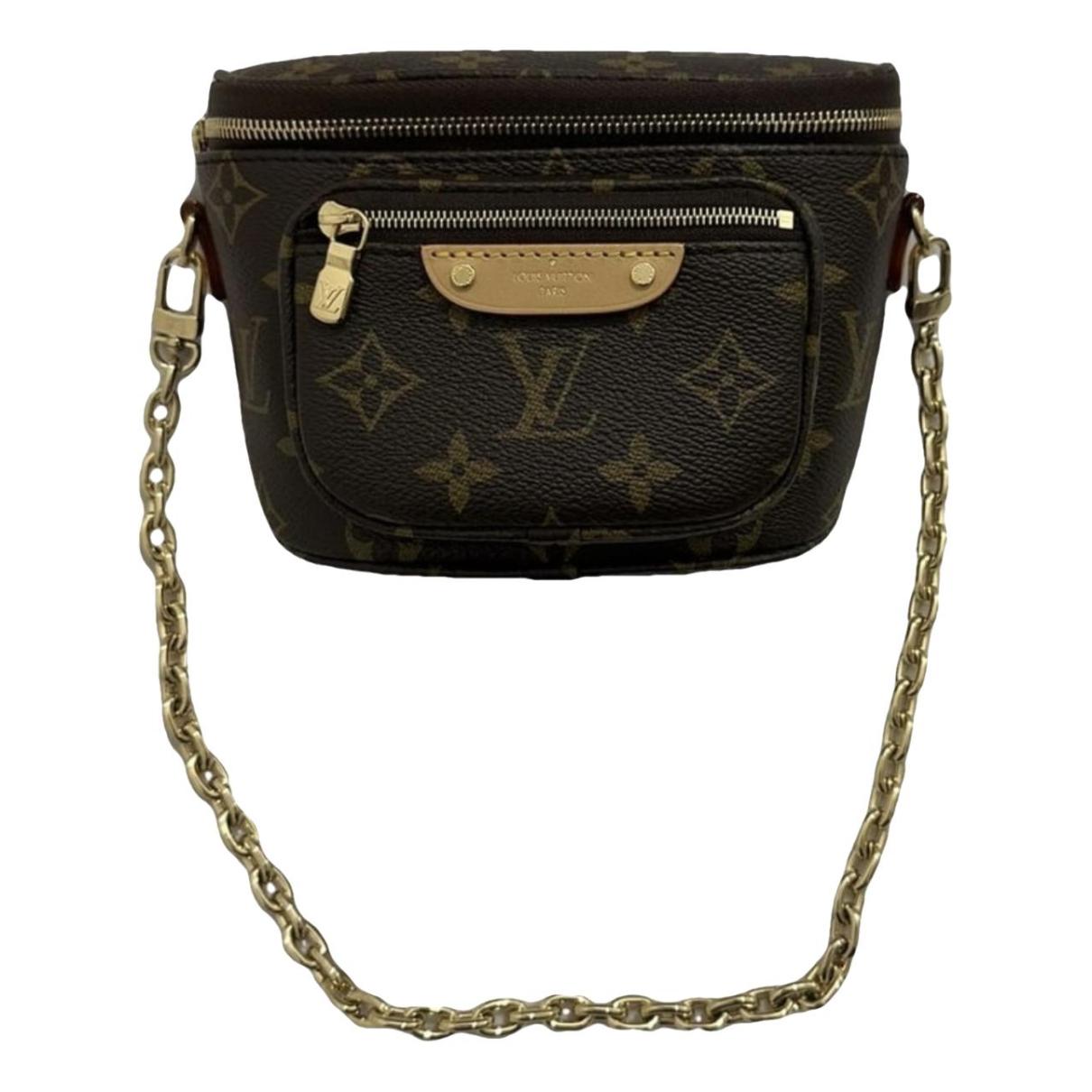 Bum bag / sac ceinture leather clutch bag Louis Vuitton Brown in Leather -  30550769