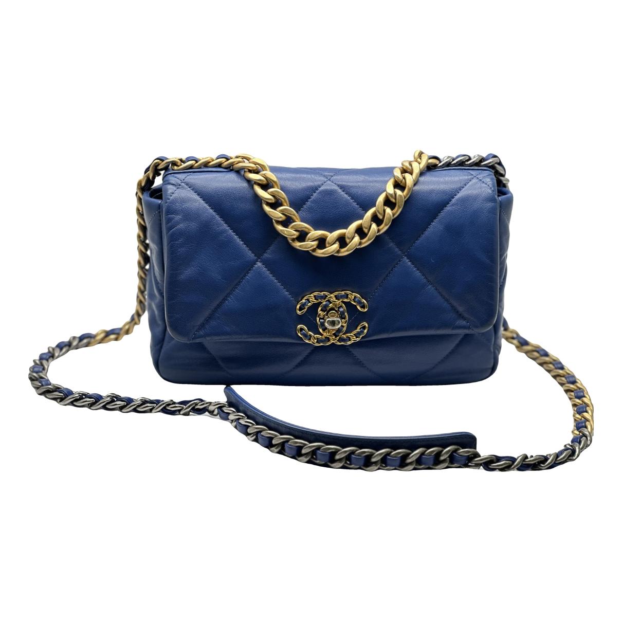 Verrou mini ostrich handbag Hermès Blue in Ostrich - 34742309