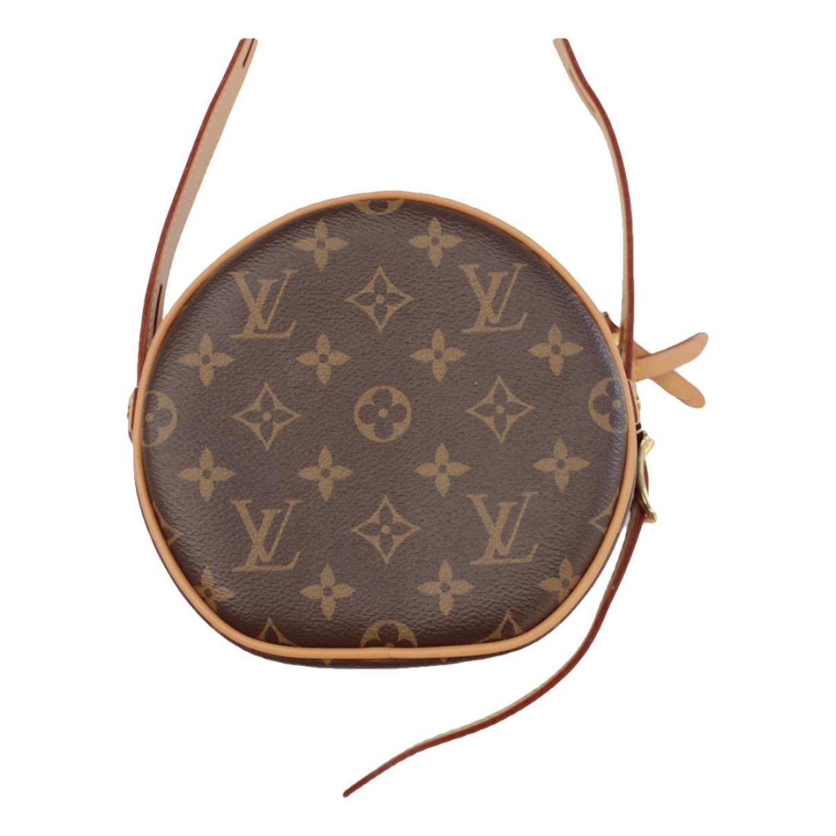 Nano noé cloth handbag Louis Vuitton Brown in Cloth - 36150681