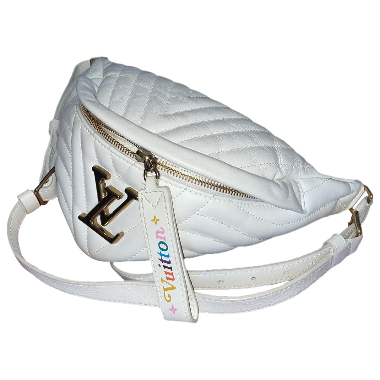New wave leather crossbody bag Louis Vuitton White in Leather - 37494027