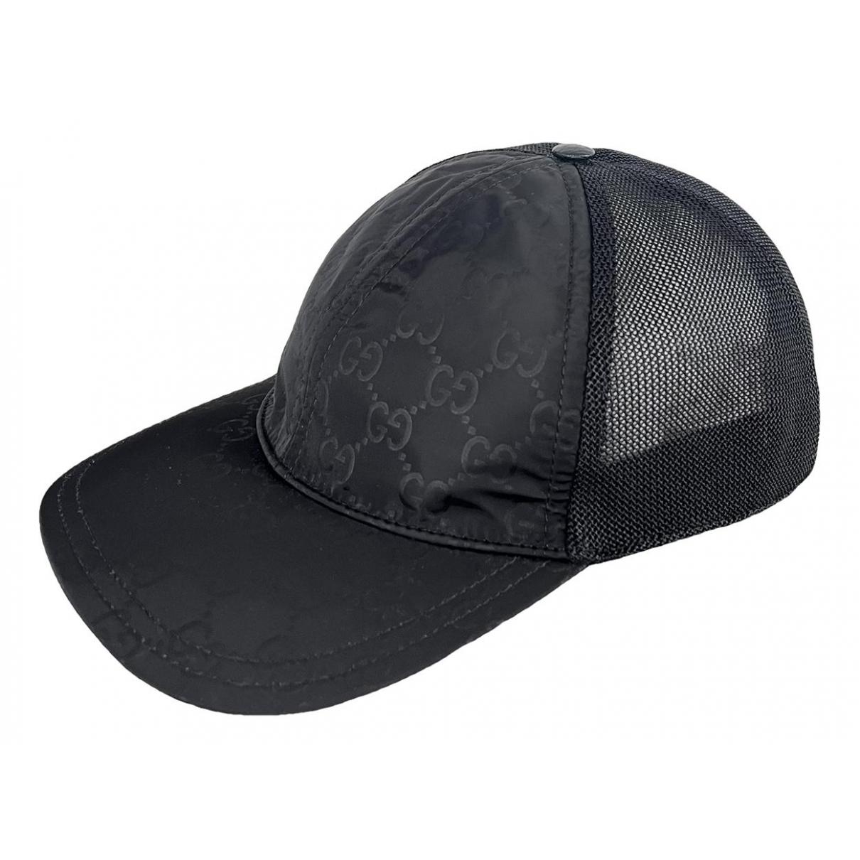 Hat Saint Laurent Black size S International in Cotton - 36539506