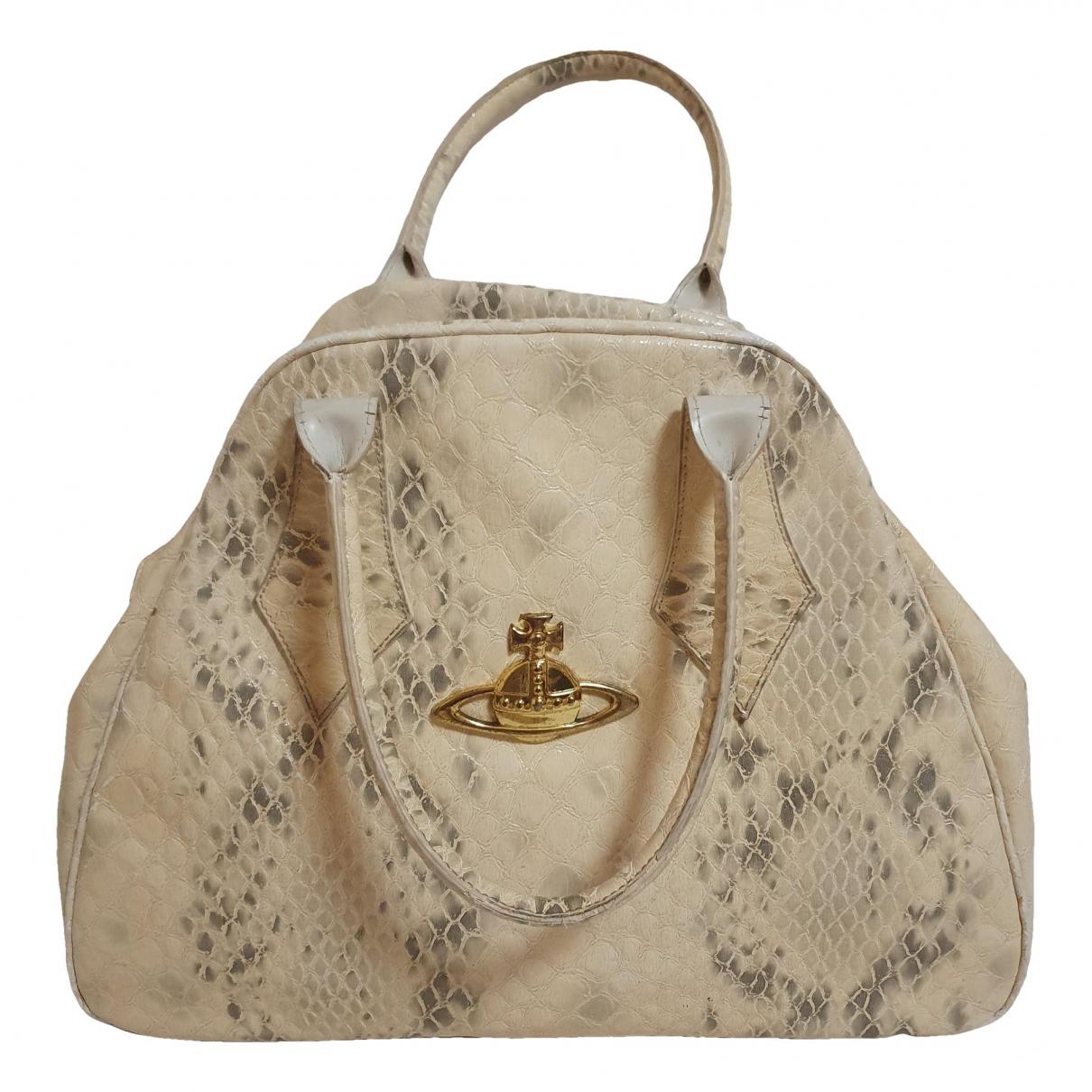 Chancery heart leather handbag Vivienne Westwood Burgundy in Leather -  35856109