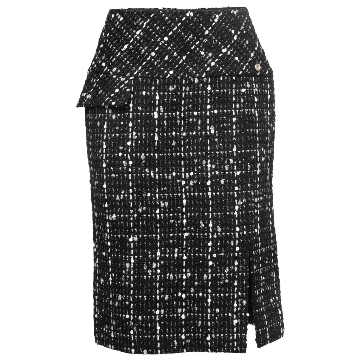 Silk maxi skirt Chanel Black size 36 FR in Silk - 38269473