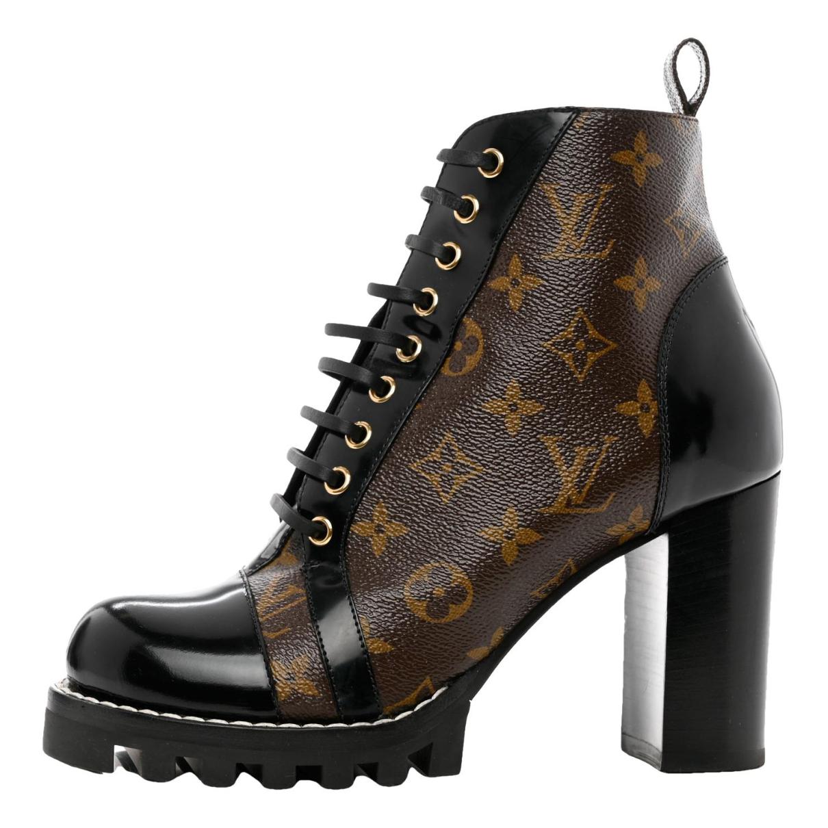 Buy [Shoes] LOUIS VUITTON Louis Vuitton Monogram Star Trail Line Ankle Boots  Lace-Up Boots Enamel #38 1/2 Japan Size Approx. 25cm 1A2Y7W from Japan -  Buy authentic Plus exclusive items from Japan