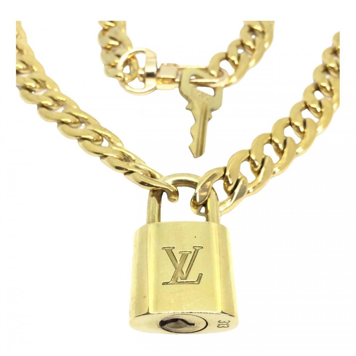 Cadenas necklace Louis Vuitton Gold in Gold plated - 36871761