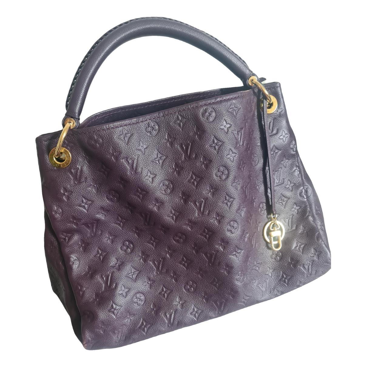 Néo speedy handbag Louis Vuitton Purple in Denim - Jeans - 22566236