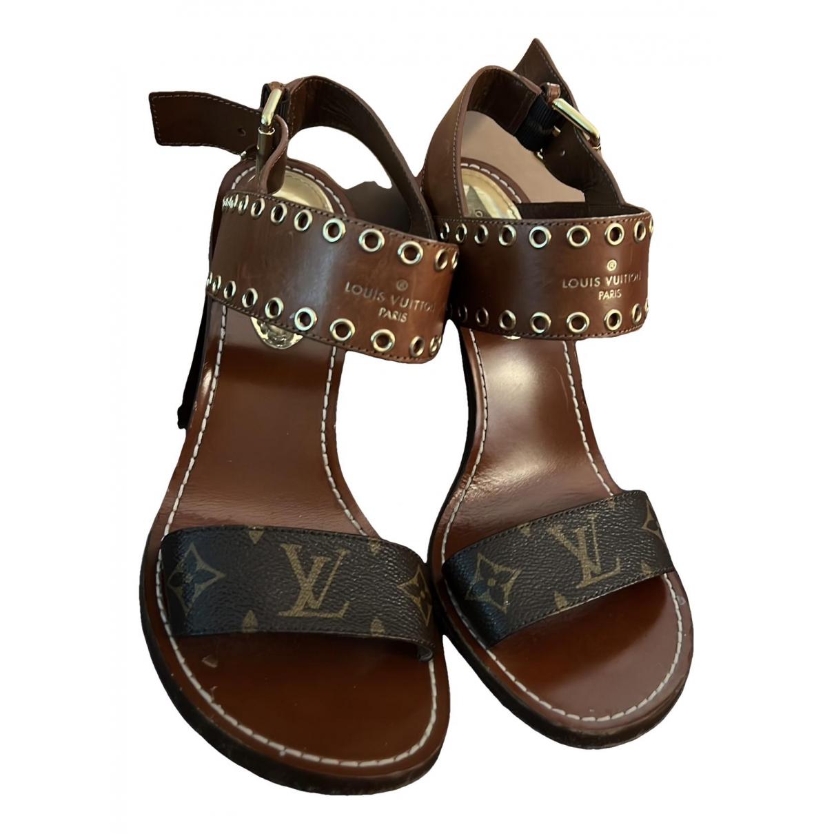 Louis Vuitton Passenger Flat Sandal Brown Size 8.5 - $852 (17% Off Retail)  - From Amelia