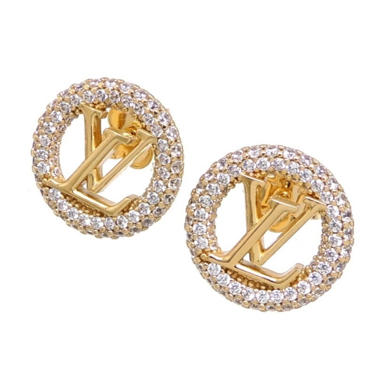 Louis Vuitton Earrings in Silver Metal – Fancy Lux
