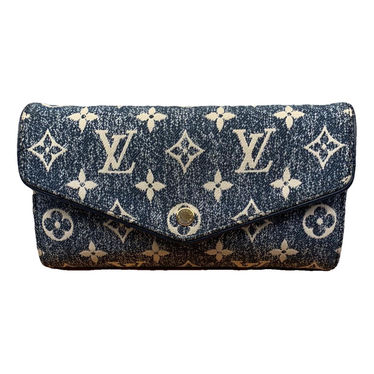 Cloth wallet Louis Vuitton Brown in Cloth - 25699796